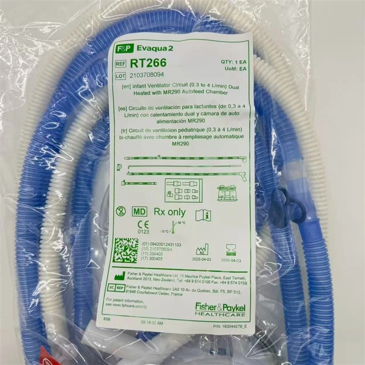Fisher & Paykel RT266 Evaqua 2 Infant Ventilator Circuit - 10 Per Box suppliers