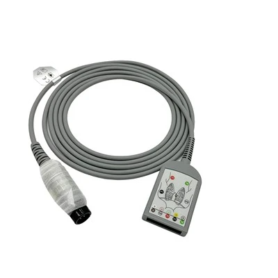 Edan ECG Trunk Cable AHA/IEC 6- Pin 2.7m ET05DGS061