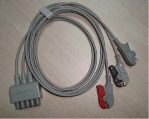 GE Marqutte Dash PRO4000 3lead EKG-vír, IEC / AHA, SNAP / CLIP Birgir