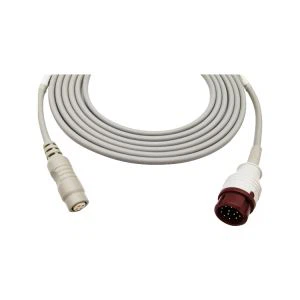 Mindray Round 12 Pin IBP Transducer Blóðþrýstingur Adapter snúra