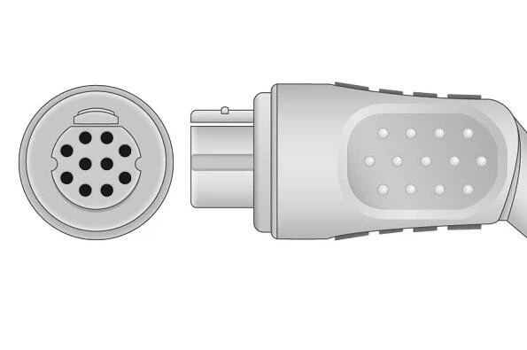 Datex Ohmeda Compatible 10-Pin Adult Clip SpO2 Sensor