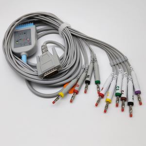 Edan 10 Lead SE 3 SE-601 EKG snúru og vír