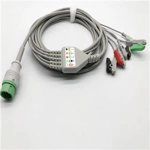 Comen 12 pinna 5 blý EKG kapall fyrir CM1200 CM1200B H12 kapal EKG