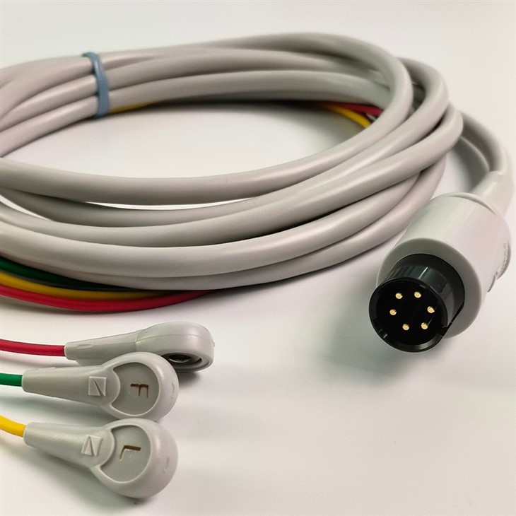 Original Nihon Kohden ECG Patient Cable BJ-753P